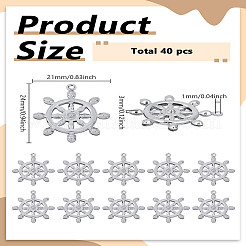 40 шт. подвески из нержавеющей стали 304&nbsp;STAS-LP0002-48