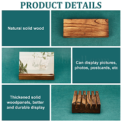 Стенды для карточек мест из соснового дерева&nbsp;ODIS-WH0025-185A
