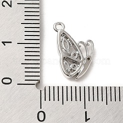 Латунные микро проложить кубического циркония подвески&nbsp;ZIRC-P113-02P