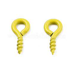 Окрашенные распылением железные винты с проушиной&nbsp;LS-IFIN-N010-002A-14