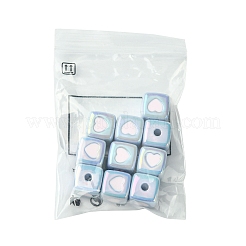 10 шт. непрозрачные акриловые эмалевые бусины&nbsp;ACRC-FS0001-02B