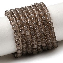 Природный дымчатый кварц нитей бисера&nbsp;G-B167-A09-4mm