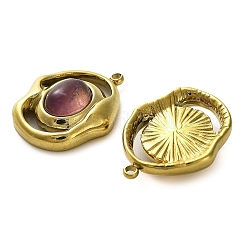 Подвески из натурального аметиста &nbsp;STAS-H438-10G-02