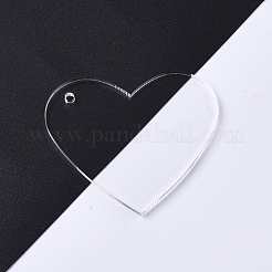 Прозрачные акриловые большие подвески&nbsp;LS-TACR-S137-02