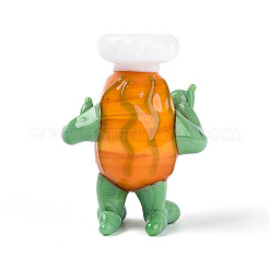 Декоративные элементы ручной работы из стекла в виде мультяшного шеф-повара.&nbsp;LAMP-T025-12C