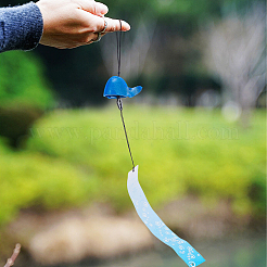 2 шт. 2 стиля японских чугунных колокольчиков-ветерных колокольчиков&nbsp;HJEW-BC0001-47D