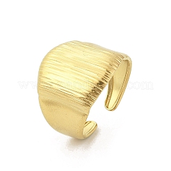 Широкие манжеты из нержавеющей стали 304 для женщин&nbsp;RJEW-G338-20G