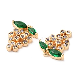 Латунь со стеклянными подвесками&nbsp;KK-K333-67G