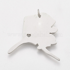 Подвески из нержавеющей стали 201&nbsp;LS-STAS-T038-44