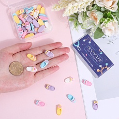 Кабошоны из непрозрачной смолы&nbsp;RESI-SC0002-66