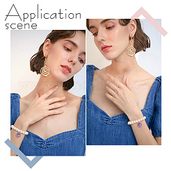 200 шт. латунные открытые кольца для прыжков&nbsp;KK-BBC0004-41A