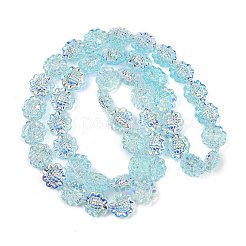 Гальванические стеклянные бусины&nbsp;GLAA-S387-01B