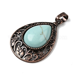 Подвески-капли из смешанных натуральных и синтетических драгоценных камней&nbsp;G-A297-05R