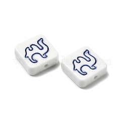 Фарфоровые бусины ручной работы&nbsp;PORC-Z004-02G