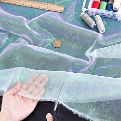 Полиэстеровая органза лазерная ткань&nbsp;AJEW-WH0314-933