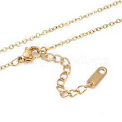 Ионное покрытие (ip) 304 нержавеющая сталь кабель цепи ожерелья&nbsp;NJEW-G081-10G