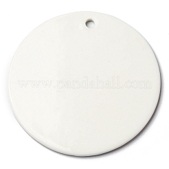 Рождественские печатные фарфоровые большие подвески ручной работы&nbsp;LS-PORC-F009-03