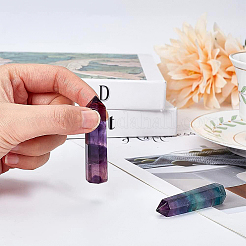 Украшение дисплея скульптуры из натурального флюорита&nbsp;LS-G-WH0021-30