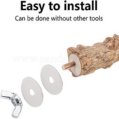 Деревянная платформа для птиц окуня&nbsp;AJEW-GA0001-30