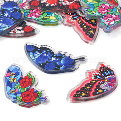 Набор для изготовления акриловых висячих сережек-бабочек своими руками&nbsp;DIY-TA0009-11