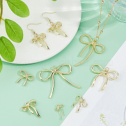 42 шт. 7 стиля подвески из сплава в виде банта&nbsp;FIND-DC0007-72B