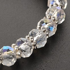 Ангел стекла бисером акриловые шарм браслеты&nbsp;BJEW-JB01795-05