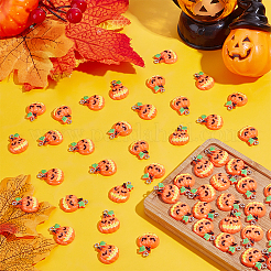 50 шт. подвески из непрозрачной смолы на тему Хэллоуина&nbsp;RESI-HY0001-32