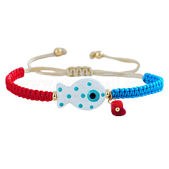 Браслеты из фарфоровых бусин в богемном стиле с подвесками&nbsp;OU3327