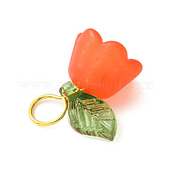 Подвески-цветы из матового акрила&nbsp;PALLOY-JF02307