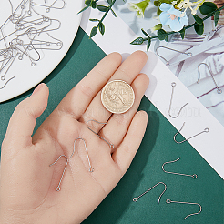 300 шт. крючки для сережек из хирургической нержавеющей стали 316&nbsp;STAS-DC0011-38