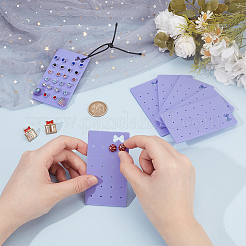 10 шт. акриловый органайзер для сережек с 24 отверстиями&nbsp;AJEW-WH0604-74A