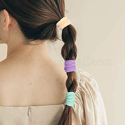 Полиэстеровые эластичные резинки для волос для женщин и девочек&nbsp;OHAR-WH0029-07