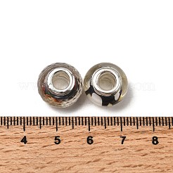 Европейские бусины из прозрачной смолы с печатью&nbsp;RESI-C063-03B