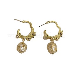 Цинковый сплав с самородками пластиковые жемчужины серьги-гвоздики подвески&nbsp;FS-WGA4D40-01