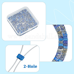 2 нити натуральных бусин из лазурита&nbsp;G-PA0001-68