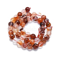 Натуральный красный гематоидный кварц / нити из железистого кварца&nbsp;G-K245-A01-04