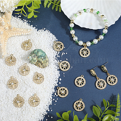 Подвески со стразами из сплава 40 шт.&nbsp;FIND-SC0014-58G