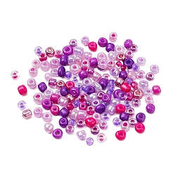 3750шт 15 стиля 8/0 стеклянные круглые бусины&nbsp;SEED-YW0001-40B