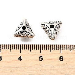 Сплавочные овальные бусины тибетского стиля &nbsp;TIBE-L008-50AS