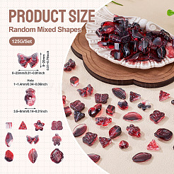 125 г прозрачных стеклянных бусин градиентного цвета&nbsp;GLAA-TA0003-58D