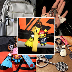 12шт 6 цвета пластиковый кулон&nbsp;FIND-TA0001-60