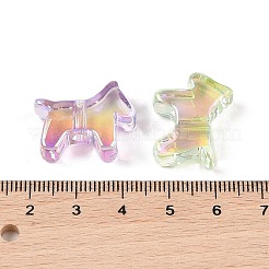 Уф-покрытие прозрачные акриловые бусины&nbsp;OACR-Z020-11