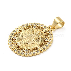 Покрытие стойки латунь микропаве прозрачные подвески из кубического циркония&nbsp;KK-M258-03G