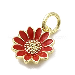 Латунь эмаль подвески&nbsp;KK-P338-19G-01