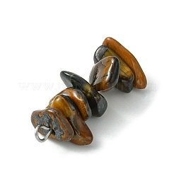 12шт 12 стиля подвески из натуральных и синтетических смешанных драгоценных камней&nbsp;PALLOY-JF02499-02