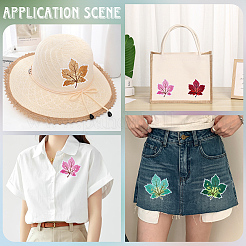 9 шт. лист компьютеризированная вышивка ткань приклеиваемые/пришивные нашивки&nbsp;PATC-WH20006-007