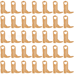 2 сумка миниатюрные деревянные ковбойские сапоги украшения поделки&nbsp;DJEW-SP0001-08