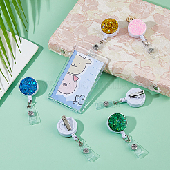 6 шт. 6-цветная блестящая катушка из АБС-пластика для значков&nbsp;FIND-DC0007-69