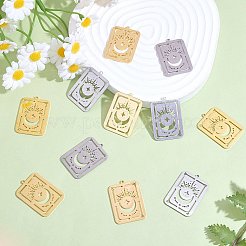 20 шт. подвески из нержавеющей стали 304 двух цветов&nbsp;STAS-SZ0003-11