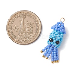 Подвески ручной работы из стеклянных бусин в форме осьминога&nbsp;PALLOY-MZ00934